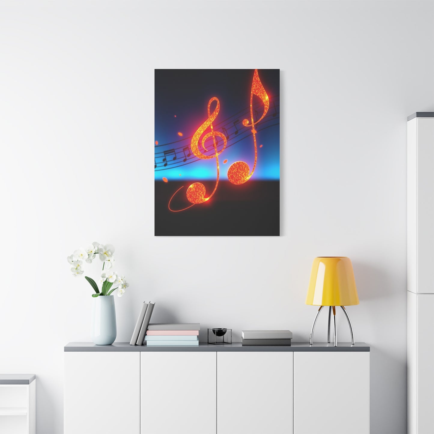 Musical Notes Art Refined Canvas Wall Art & Canvas Print
