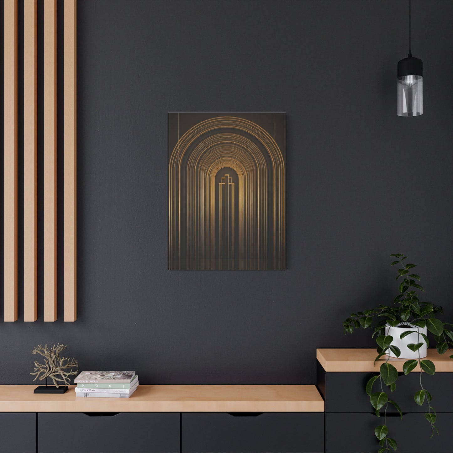 Grand Golden Archway Art Deco Wall Art & Canvas Prints