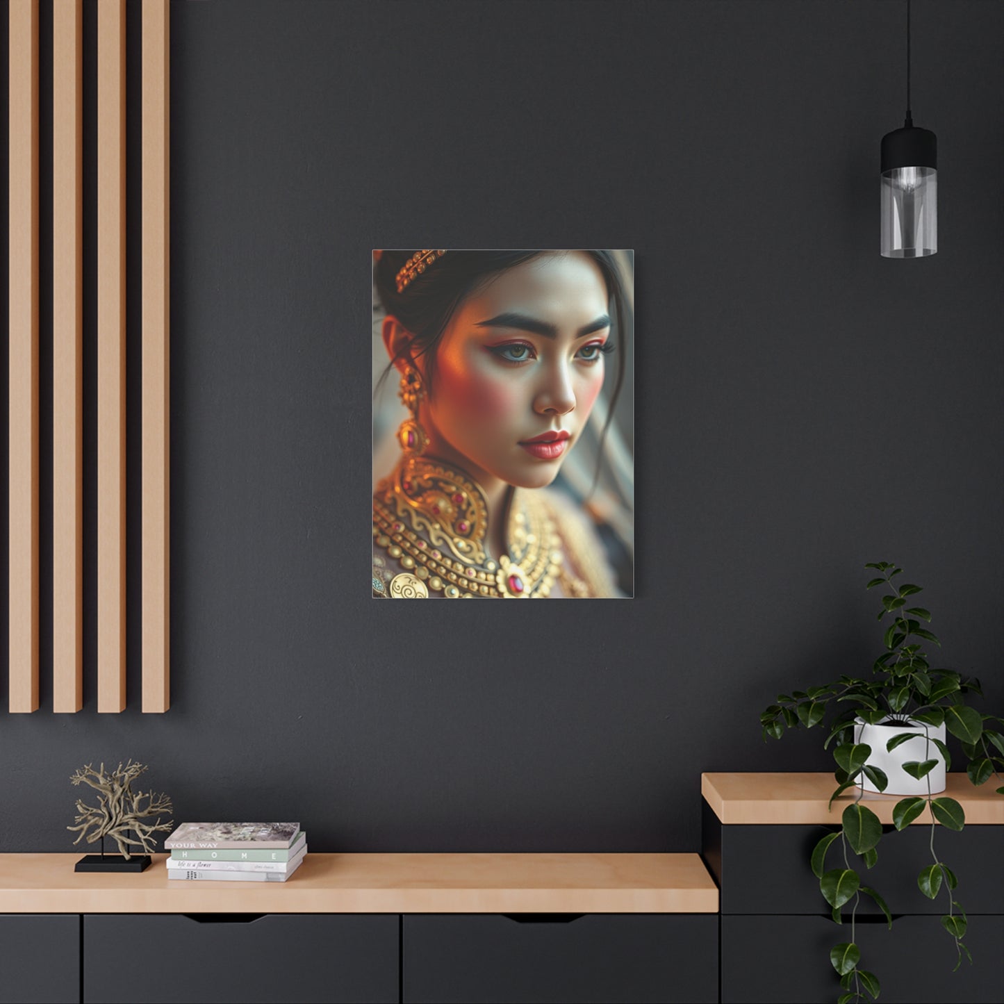 Gold & Pink Art Refined Canvas Wall Art & Canvas Print