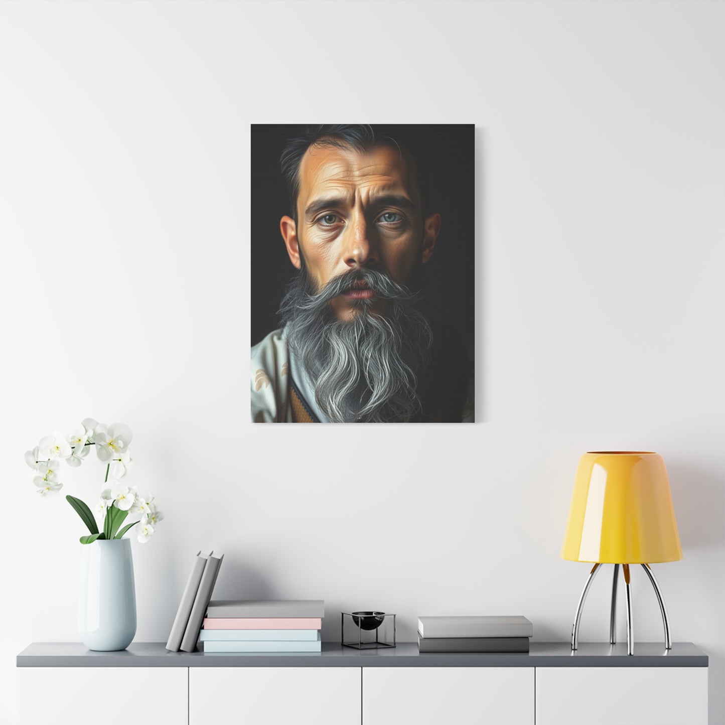 Elite Charcoal, Onyx, and Ivory Art Vision Wall Art & Canvas Print