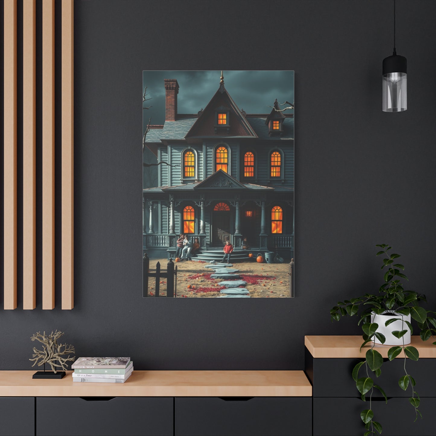 Haunted House Art Refined Canvas Wall Art & Canvas Print