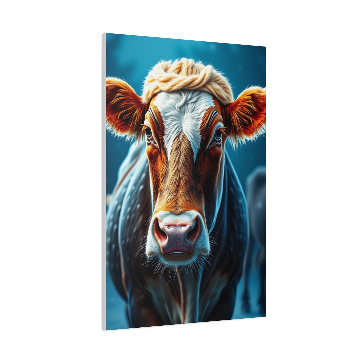 Supreme Christmas Cow Art Collection Wall Art & Canvas Print