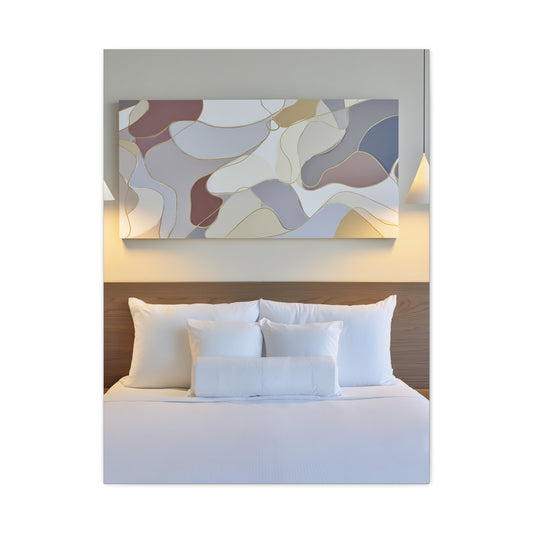 Organic Form Abstract With Soft Curves Wall Art & Canvas Print