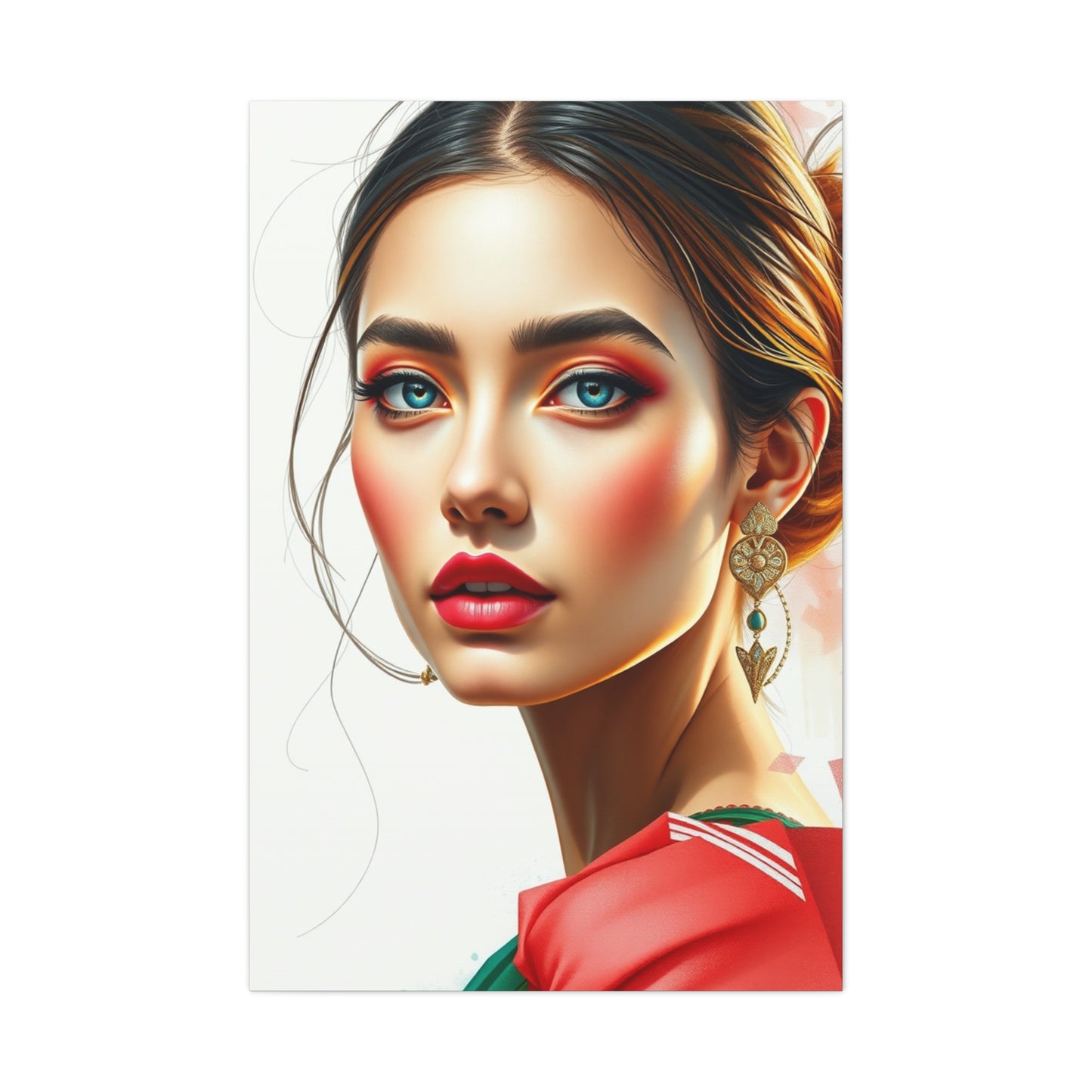 Masterpiece Fashion Illustration & Drawings Art Vision Wall Art & Canvas Print