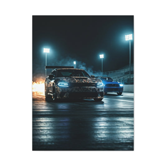 Hellcat Inferno Launch – Mustang Mach 1 Under Pressure Wall Art & Canvas Prints