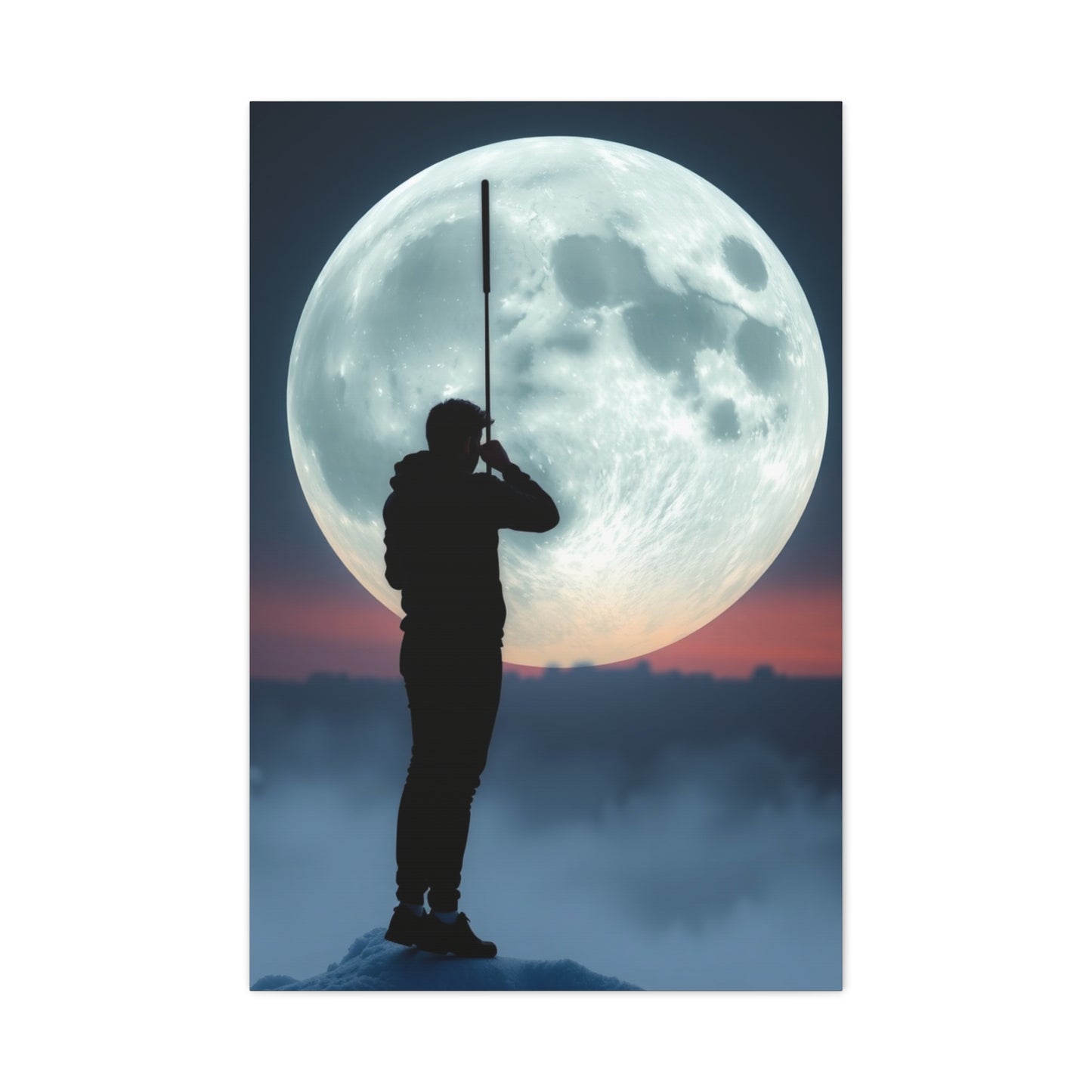 Masterpiece Full Moon Art Vision Wall Art & Canvas Print