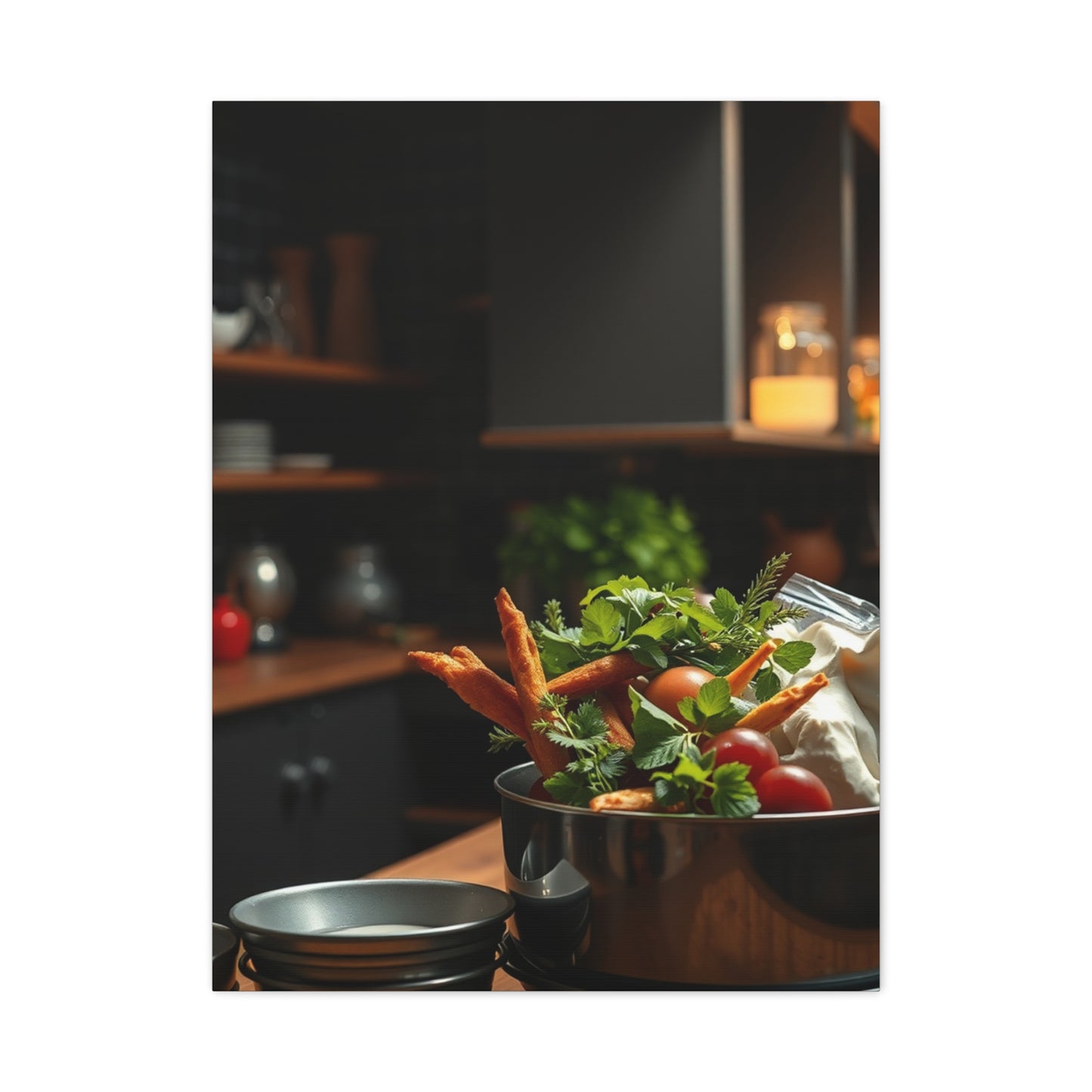 Culinary Elegance Canvas