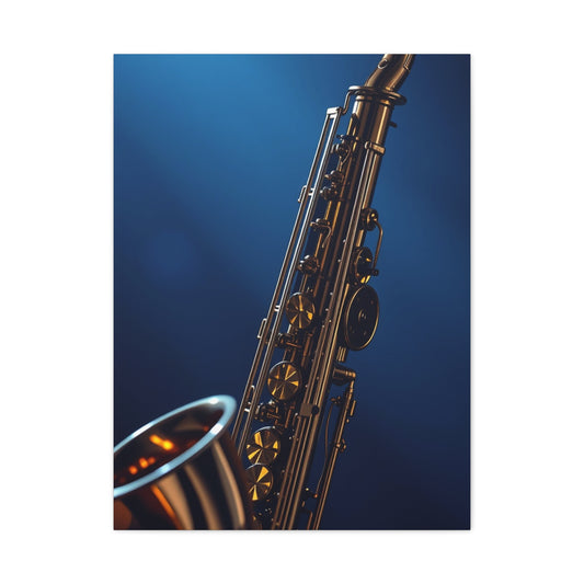 Saxophone Art Refined Canvas Wall Art & Canvas Print