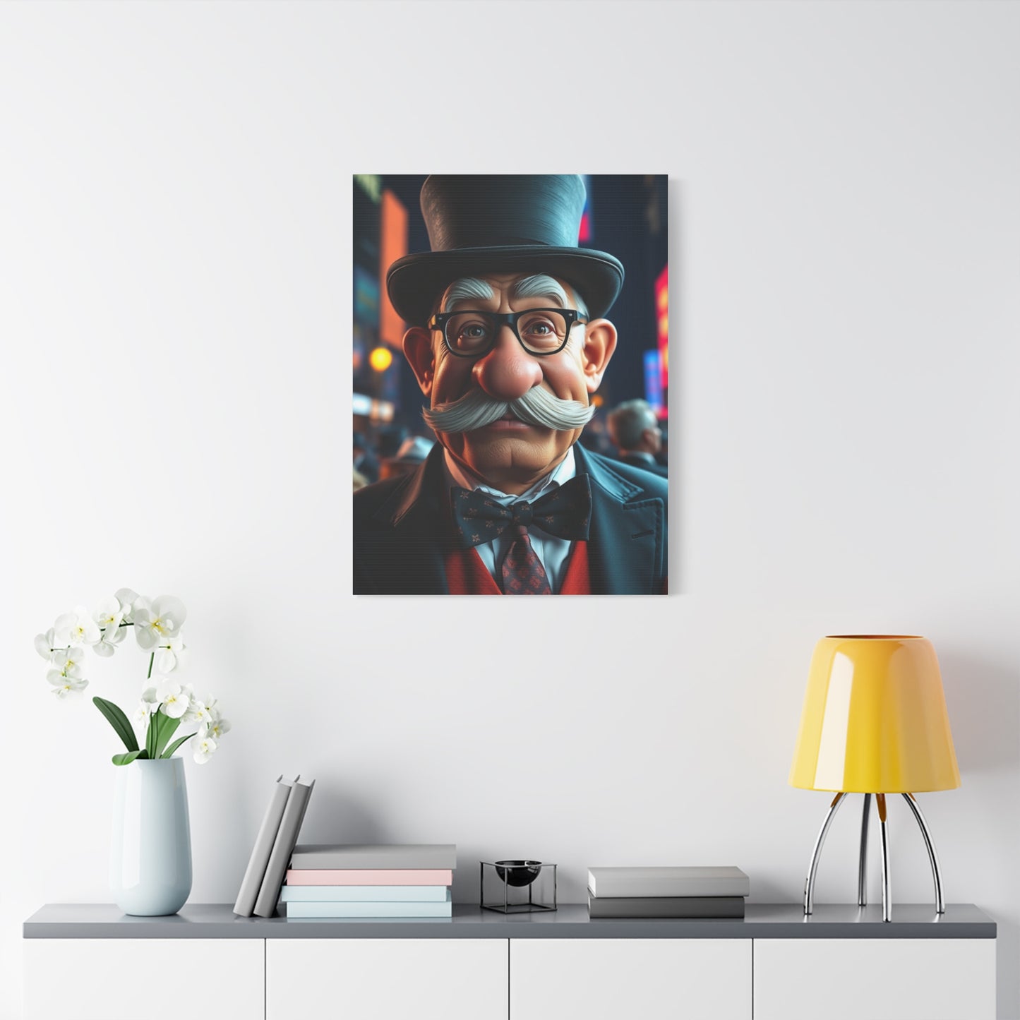 Rich Uncle Pennybags Art Supreme Gallery Wall Art & Canvas Print