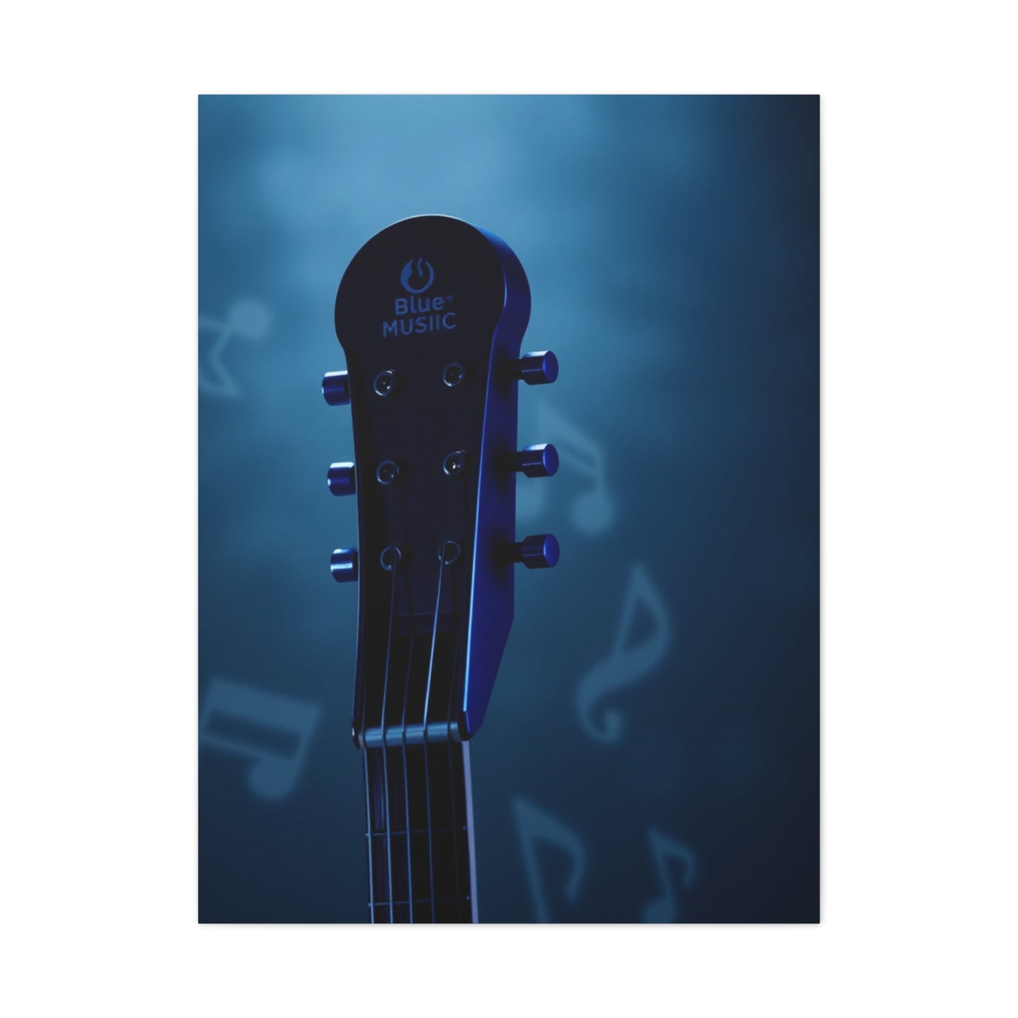 Elite Blue Music Art Vision Wall Art & Canvas Print