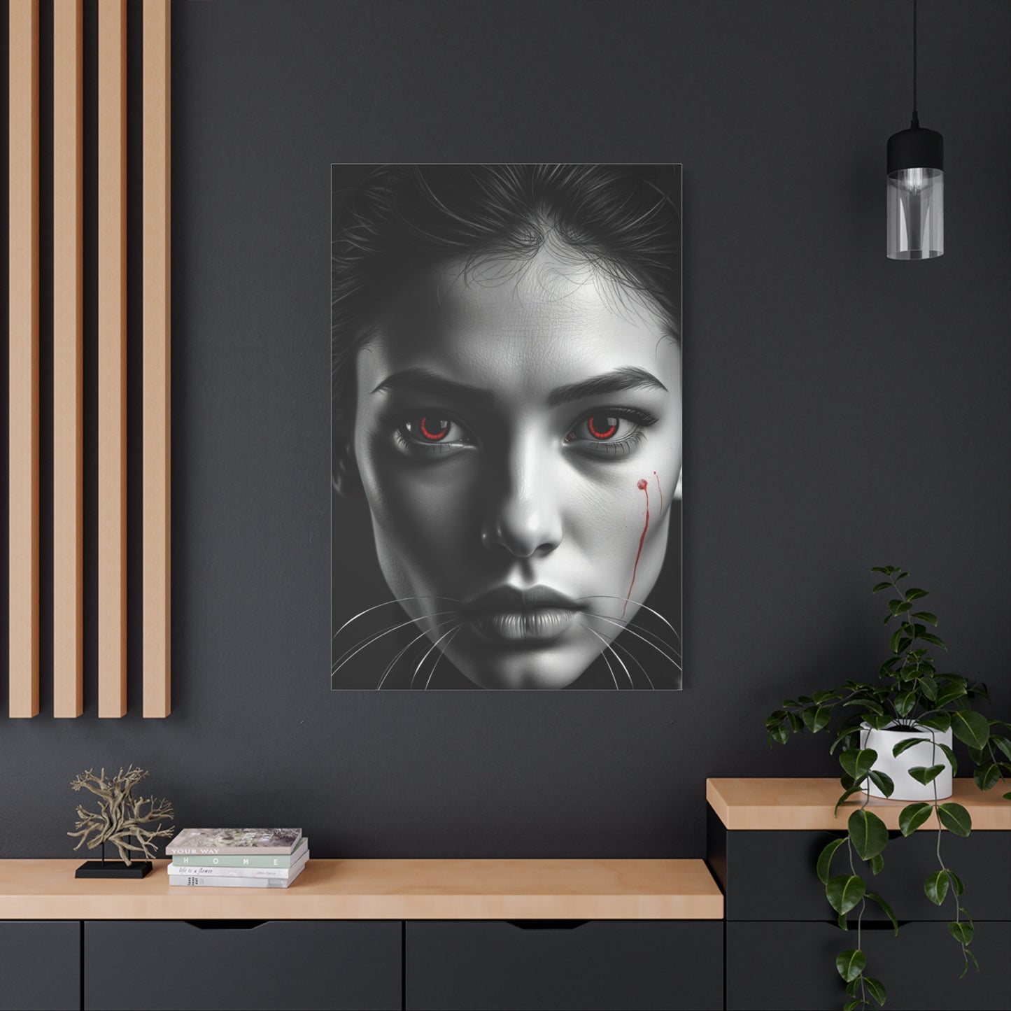 Supreme Black, White & Red Art Collection Wall Art & Canvas Print