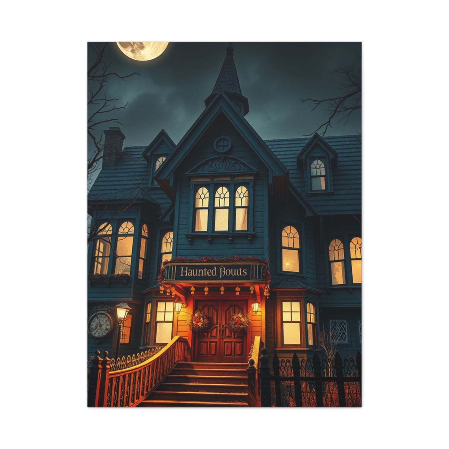 Elite Haunted House Art Vision Wall Art & Canvas Print