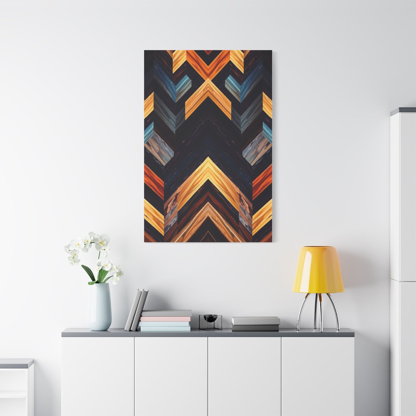 Vision Chevron Pattern Art Art Wall Art & Canvas Print