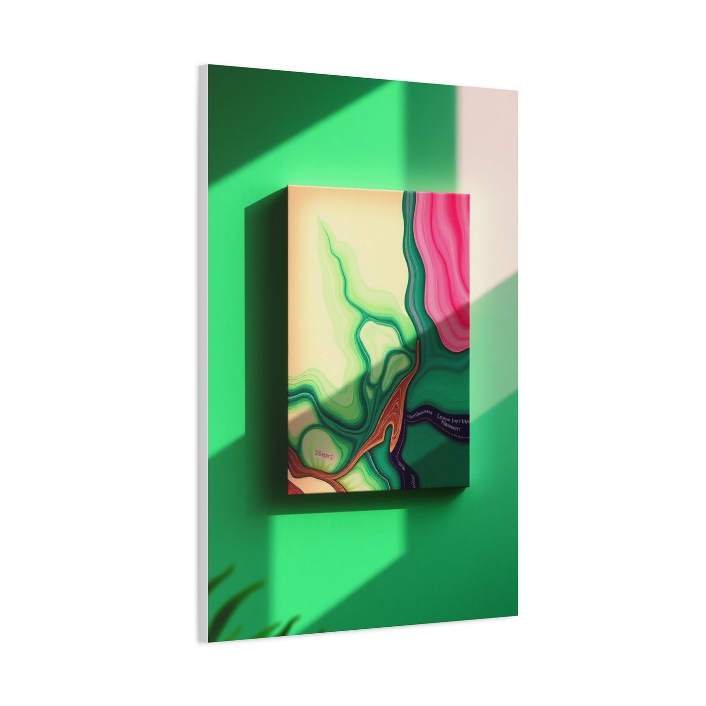Collection Green & Pink Canvas Art Art Wall Art & Canvas Print