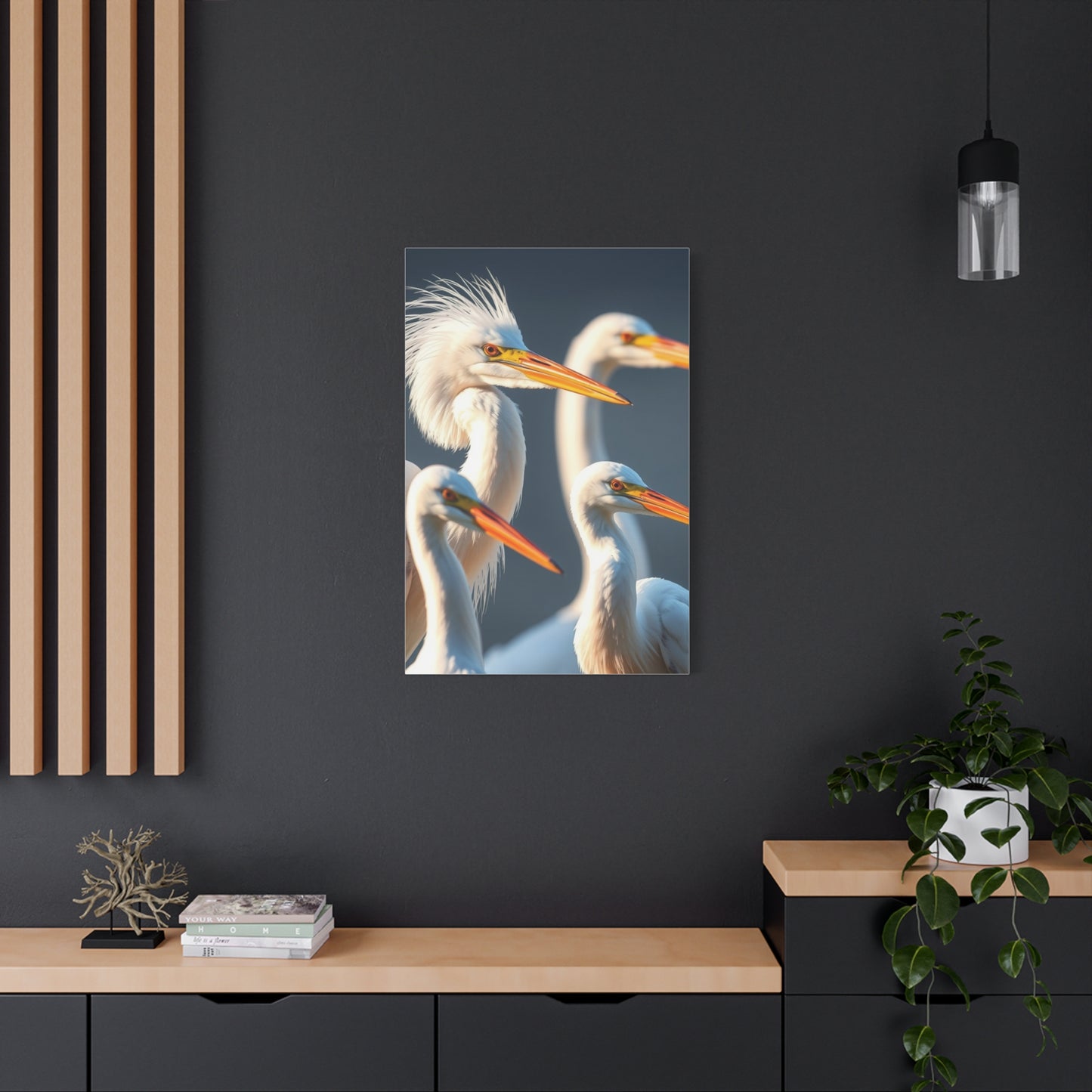 Supreme Herons and Egrets Art Collection Wall Art & Canvas Print