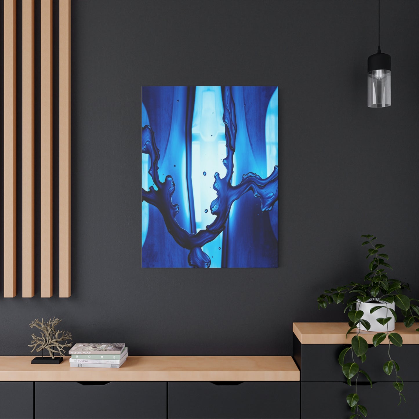 Elite Blue Abstract Art Vision Wall Art & Canvas Print