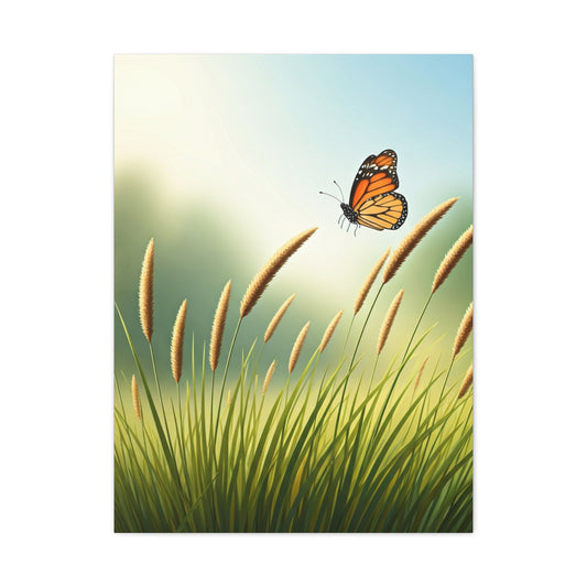 Meadow Flight Butterfly Wall Art & Canvas Prints