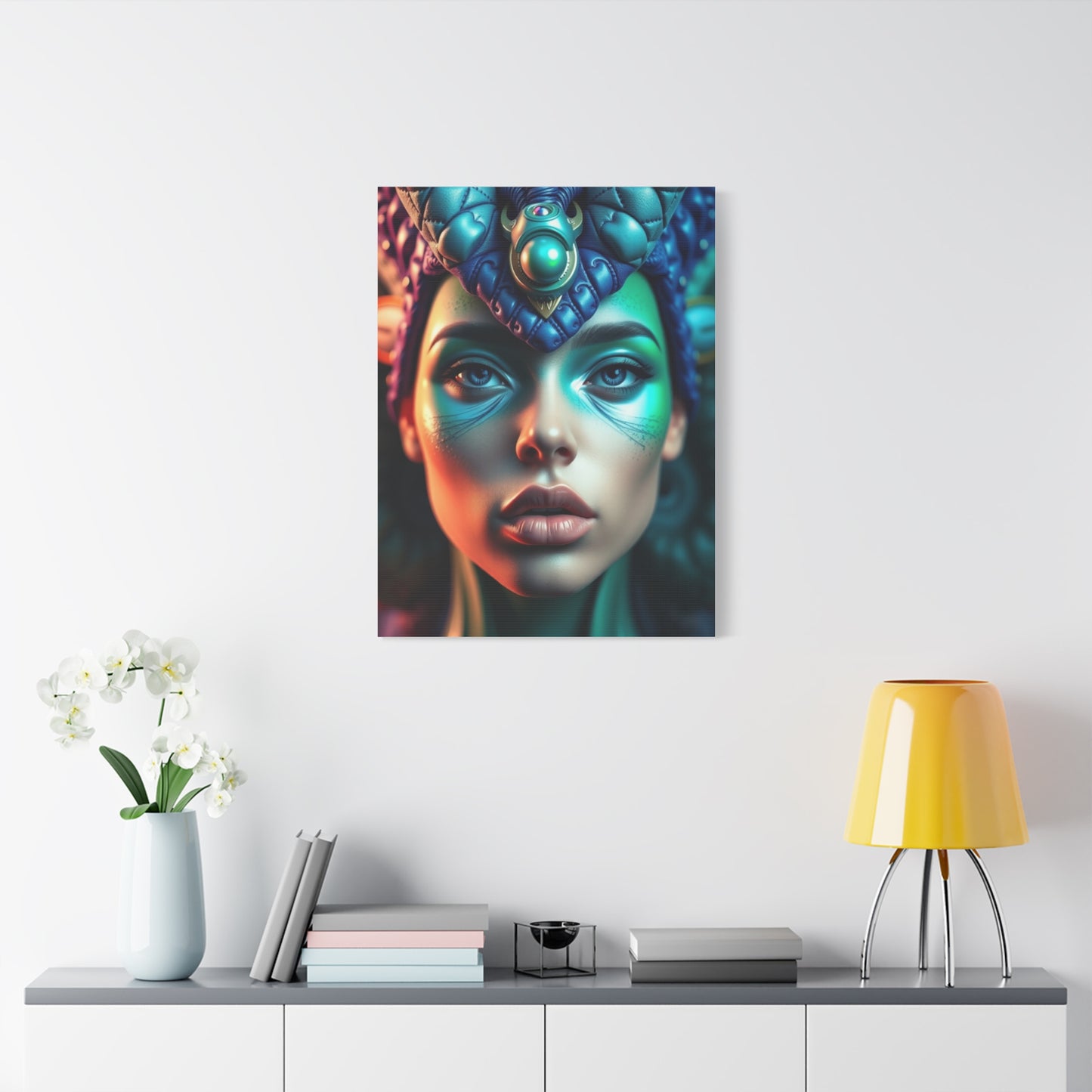 Supreme Blue & Green Art Collection Wall Art & Canvas Print