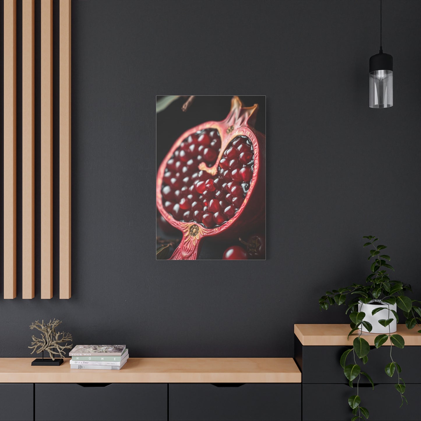 Elite Pomegranate Noir Wall Art Vision Wall Art & Canvas Print