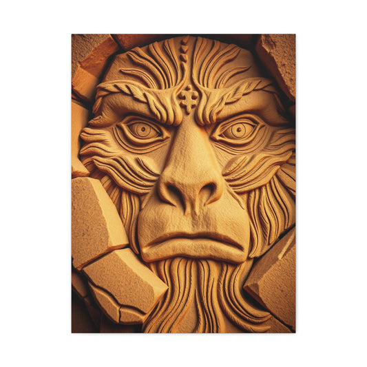 Vision Cave Man Art Art Wall Art & Canvas Print