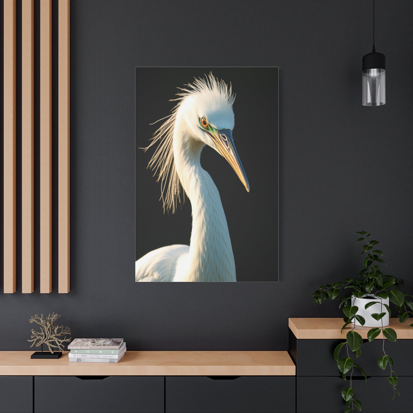 Collection Egret Art Art Wall Art & Canvas Print