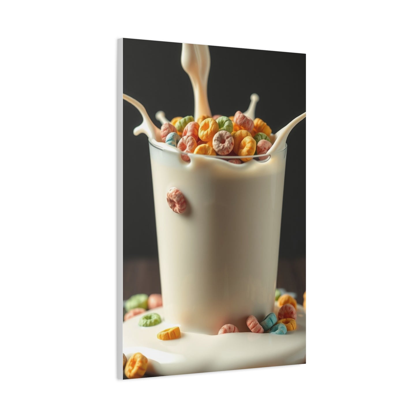 Gourmet Milky Vortex Canvas Wall Art & Canvas Print