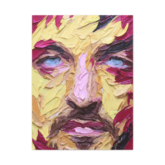 Impasto Expressionist Portrait Wall Art & Canvas Print