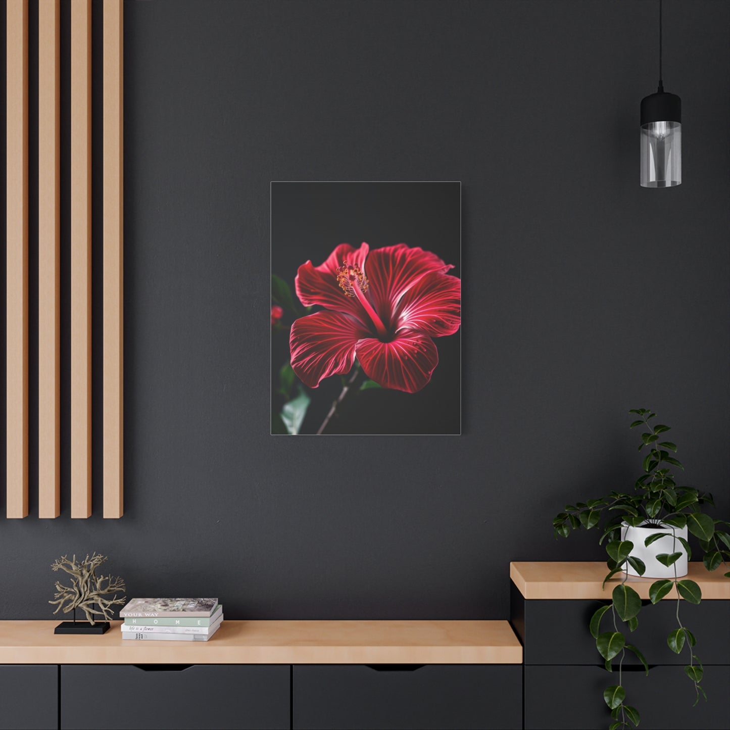 Masterpiece Hibiscus Flower Art Vision Wall Art & Canvas Print