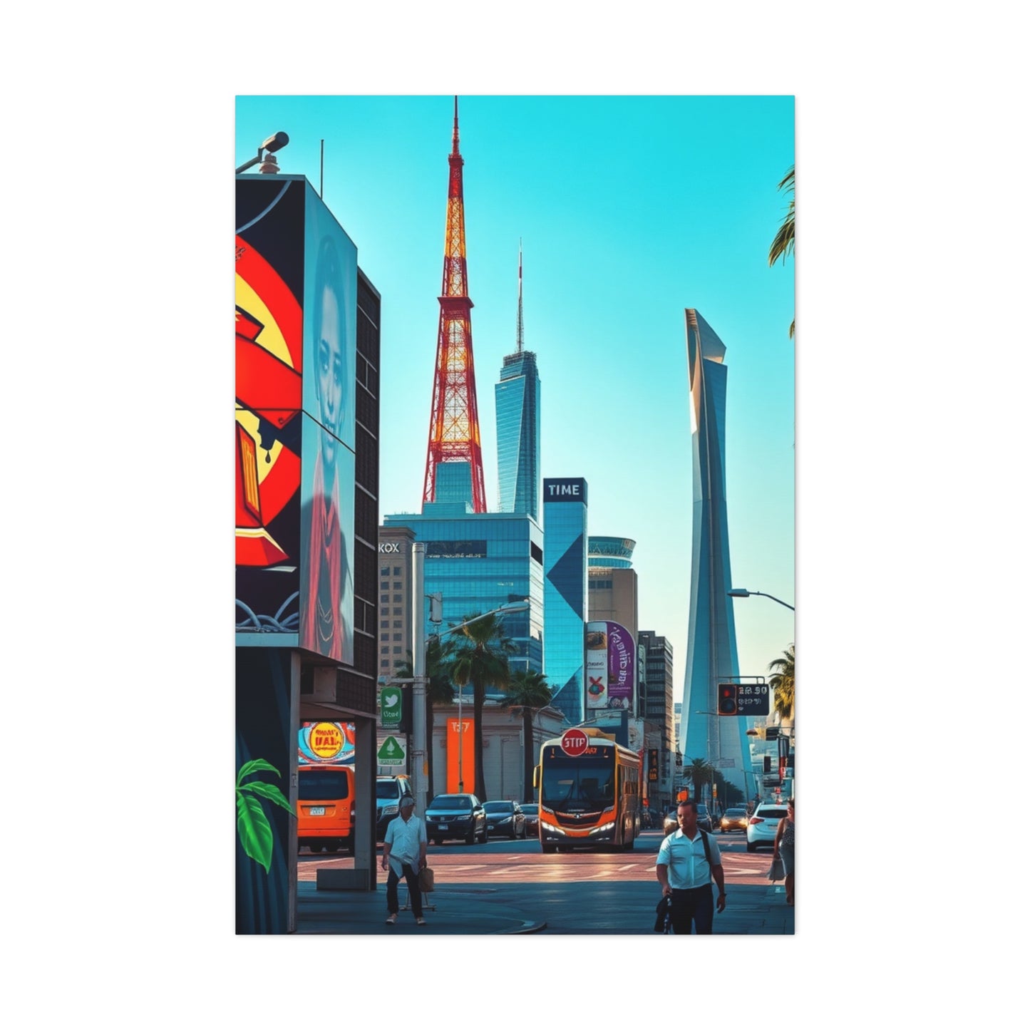 Supreme Los Angeles Art Collection Wall Art & Canvas Print