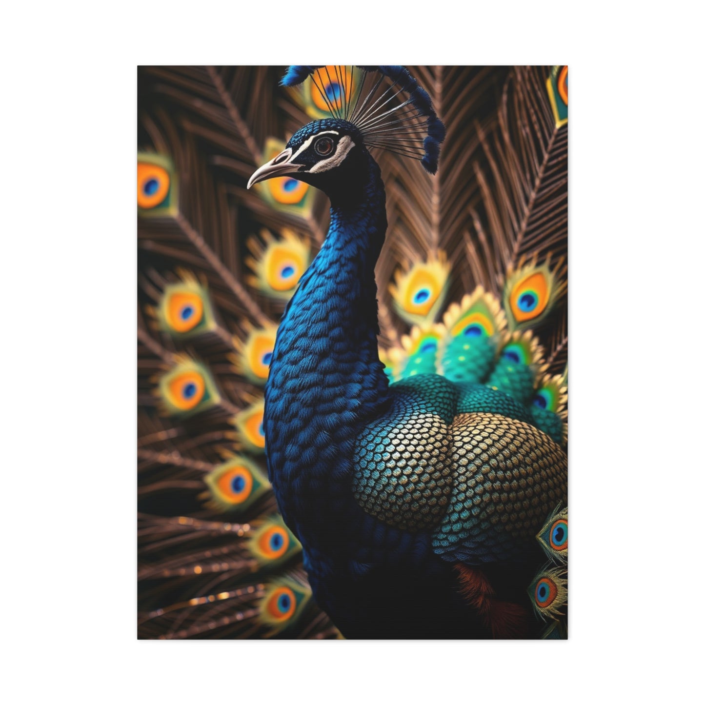 Masterpiece Peacock Art Vision Wall Art & Canvas Print