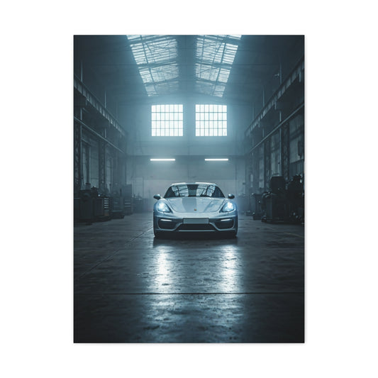 Porsche 718 Cayman Workshop Precision Wall Art & Canvas Prints