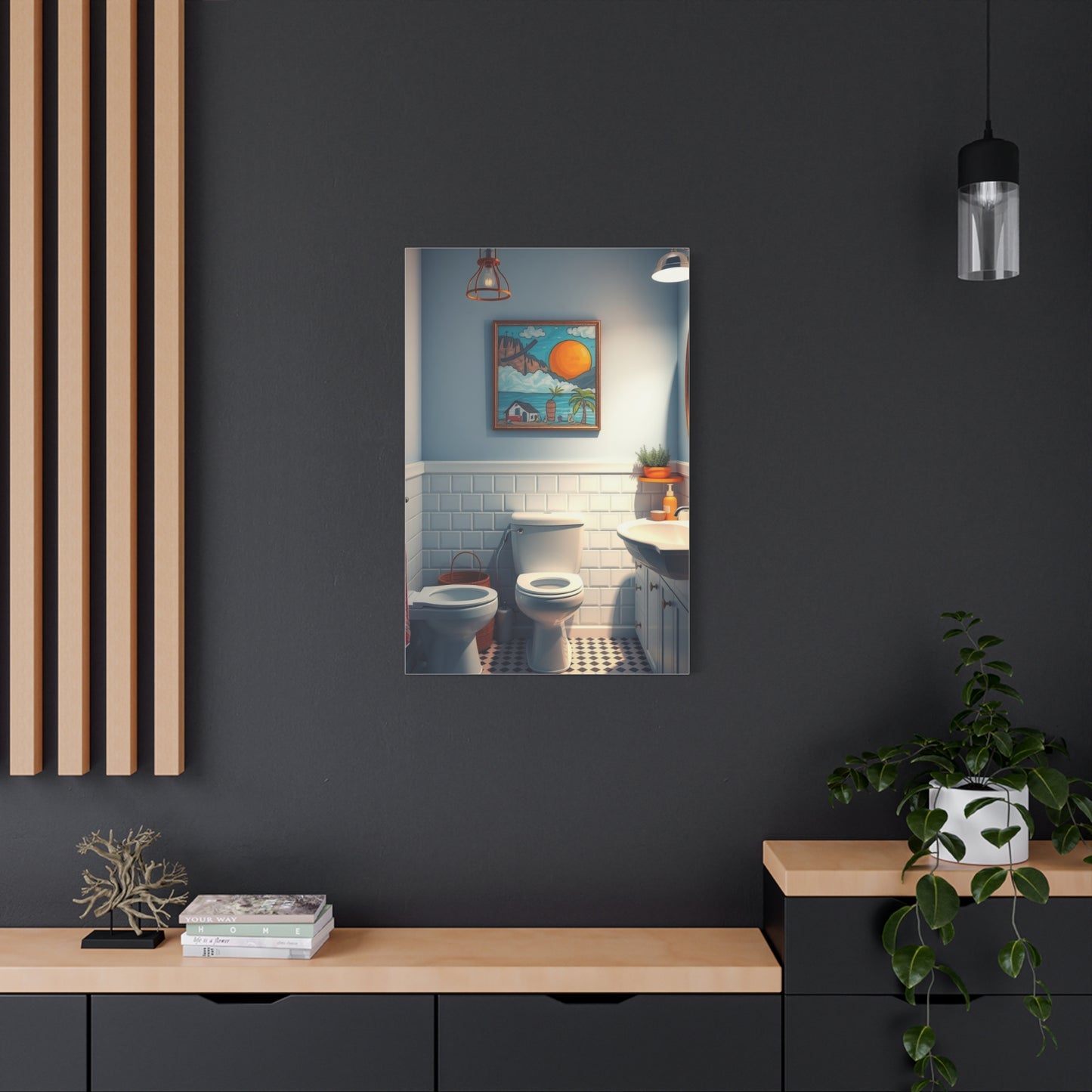 Kid’s Bathroom Art Supreme Gallery Wall Art & Canvas Print