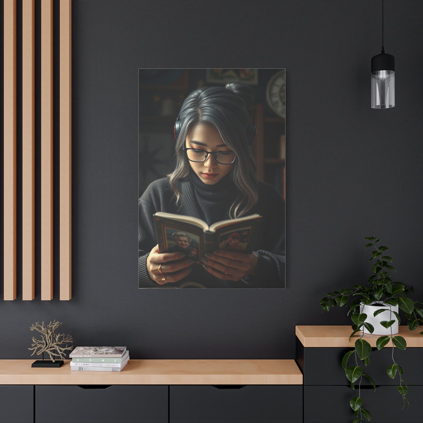 Reading Wall Art Refined Canvas Wall Art & Canvas Print