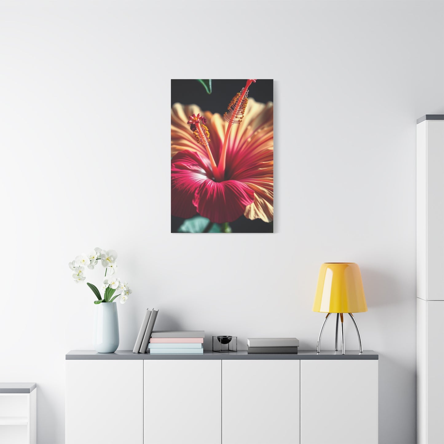 Elite Hibiscus Flower Art Vision Wall Art & Canvas Print