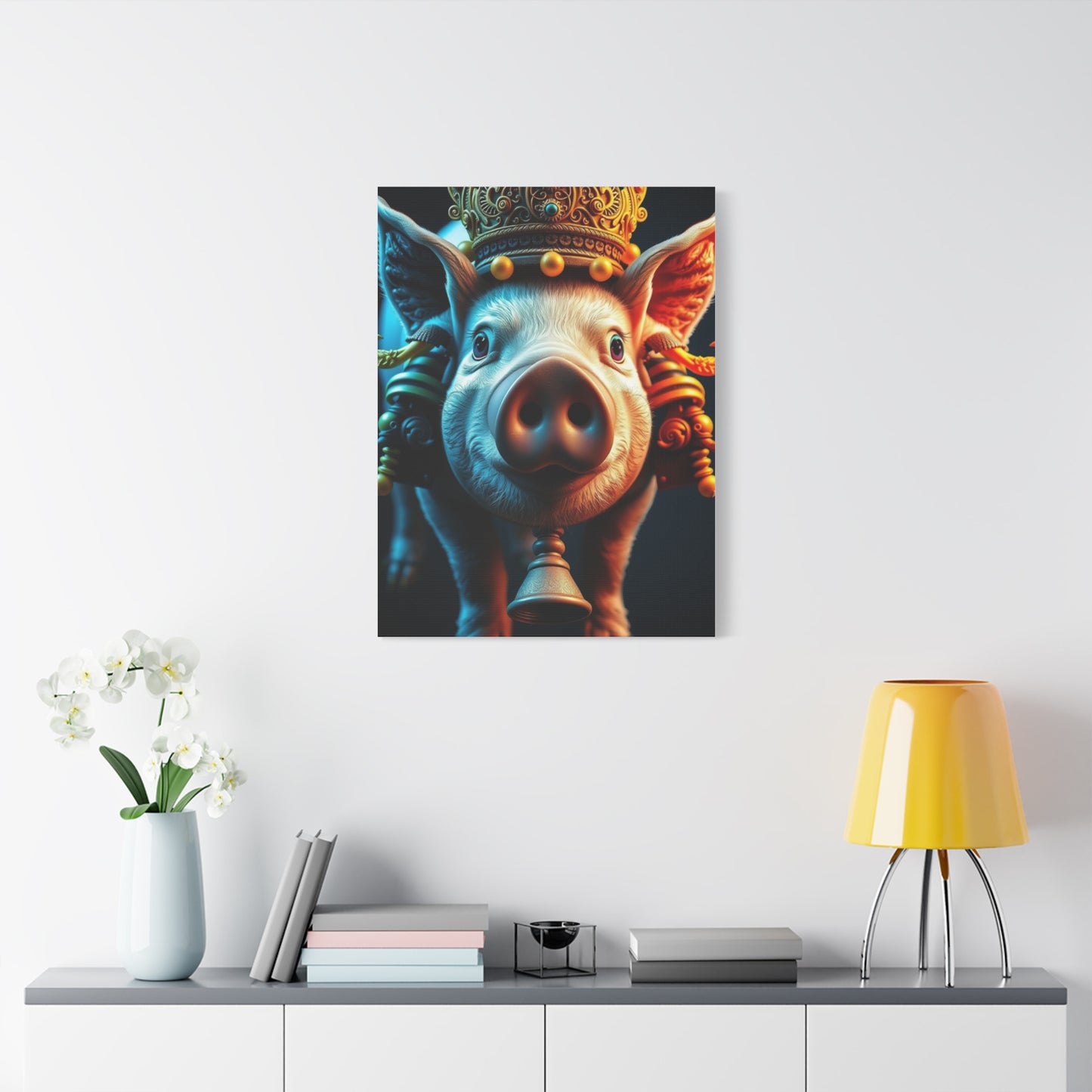 Pig Art Luxury Canvas Wall Art & Canvas Print