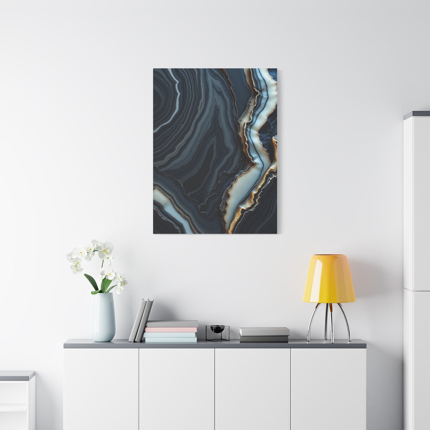 Masterpiece Charcoal, Onyx, and Ivory Art Vision Wall Art & Canvas Print