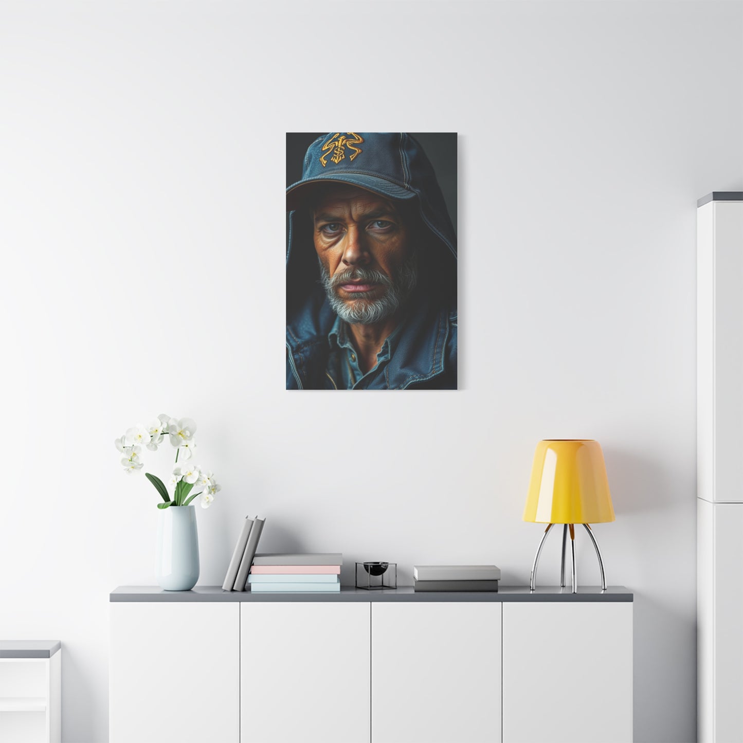Denim and Leather Art Luxury Canvas Wall Art & Canvas Print