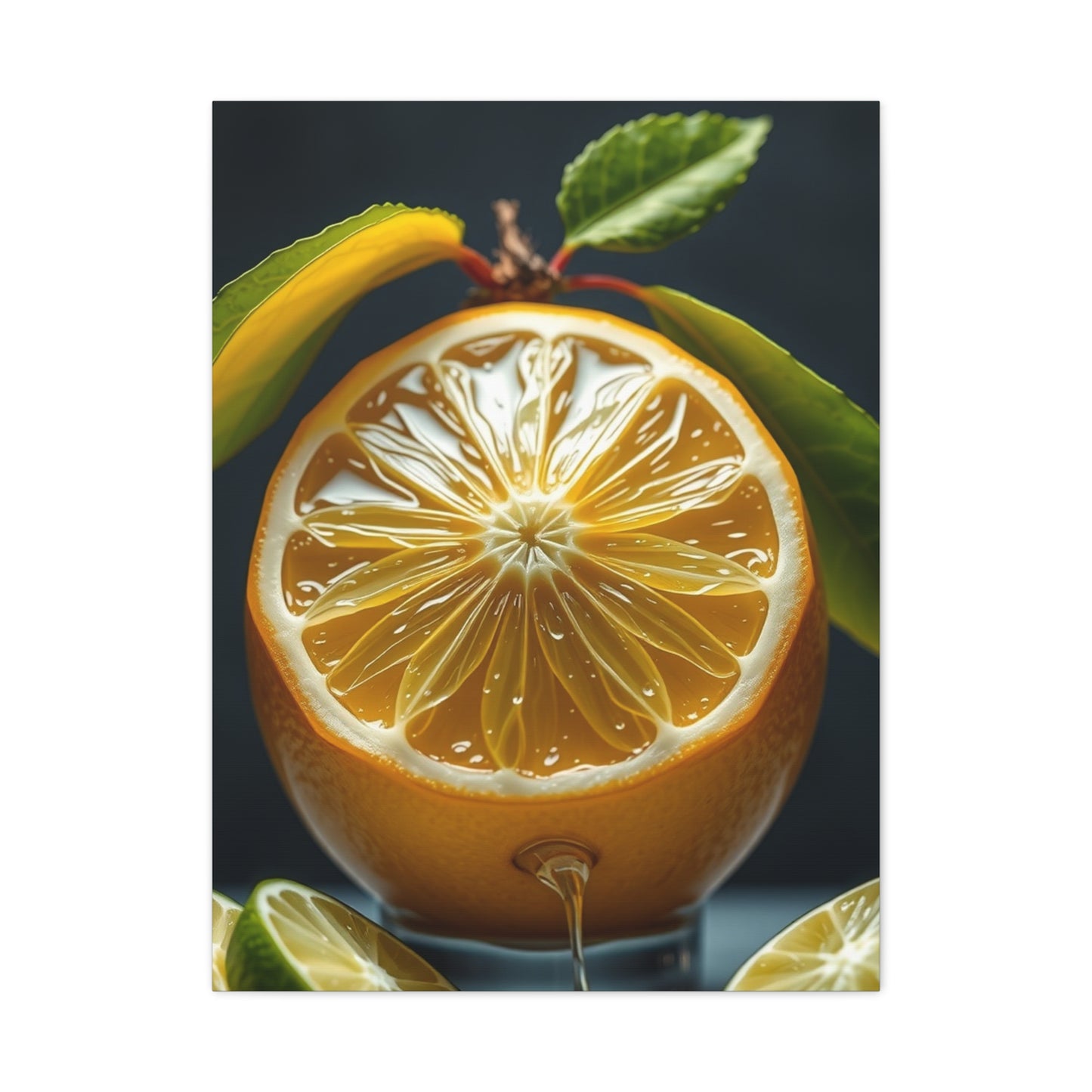 Lemon & Lime Art Luxury Canvas Wall Art & Canvas Print