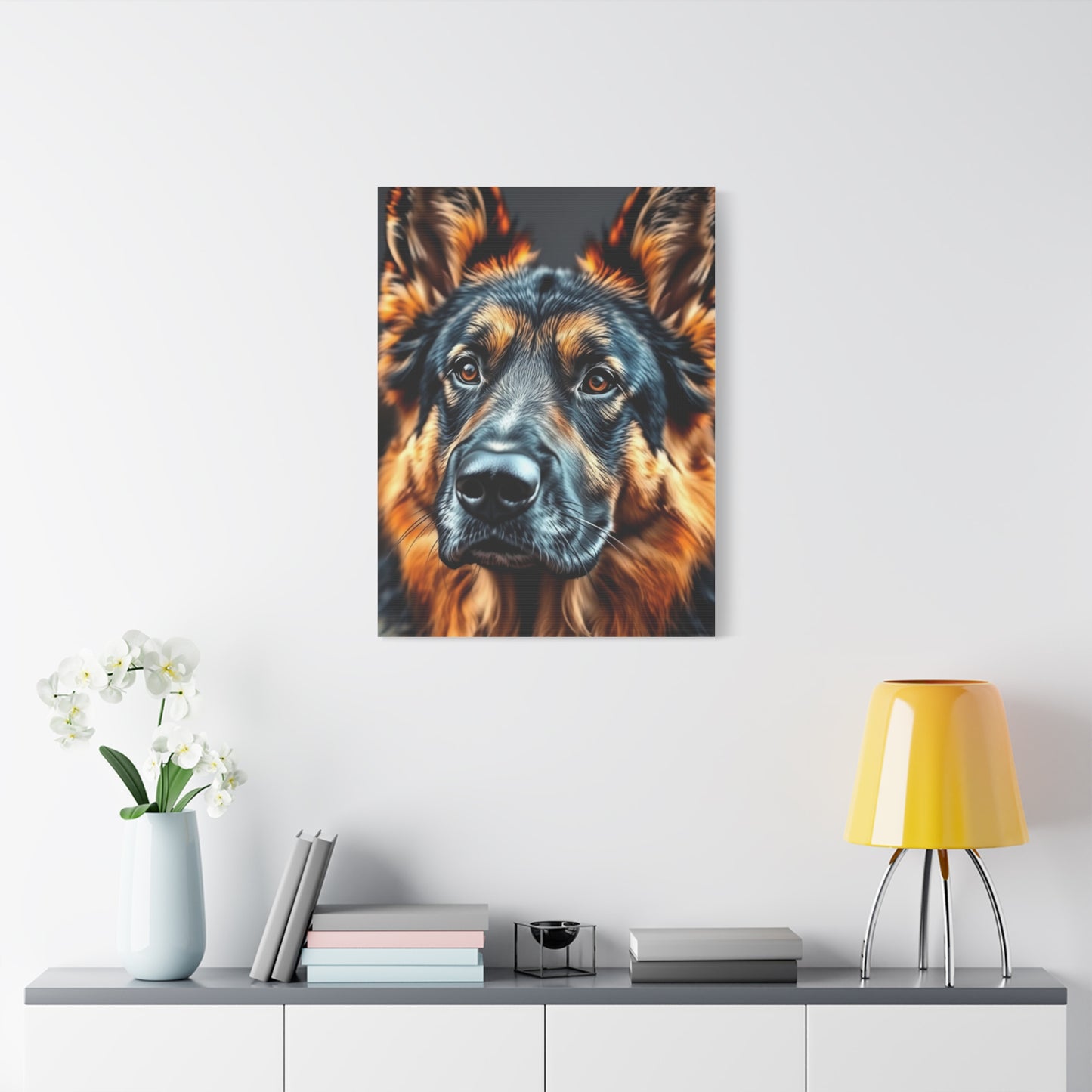 German Shepherd Art Refined Canvas Wall Art & Canvas Print