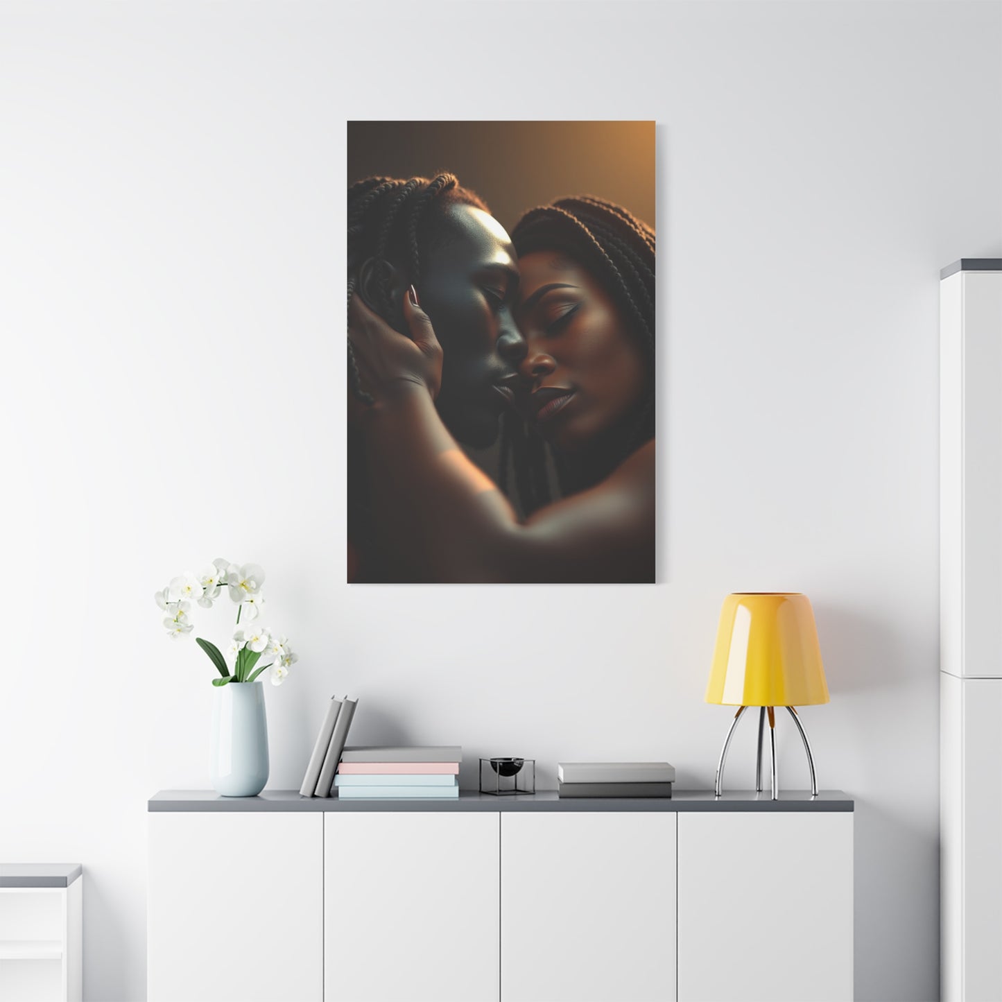 Masterpiece Black Love Art Vision Wall Art & Canvas Print