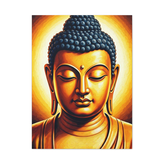 Divine Aura Buddha Portrait Wall Art & Canvas Prints