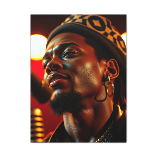Elite R&B, Soul Music Art Vision Wall Art & Canvas Print
