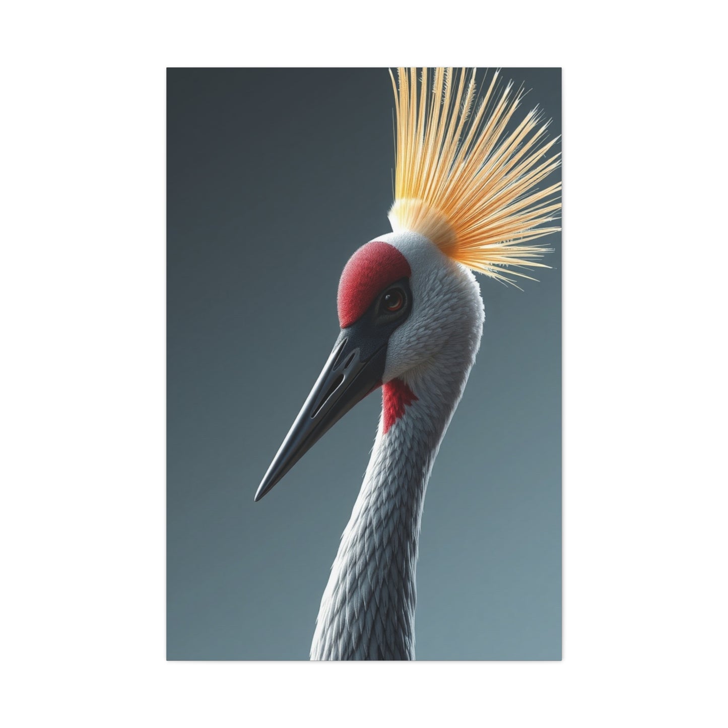 Crane Bird Art Luxury Canvas Wall Art & Canvas Print