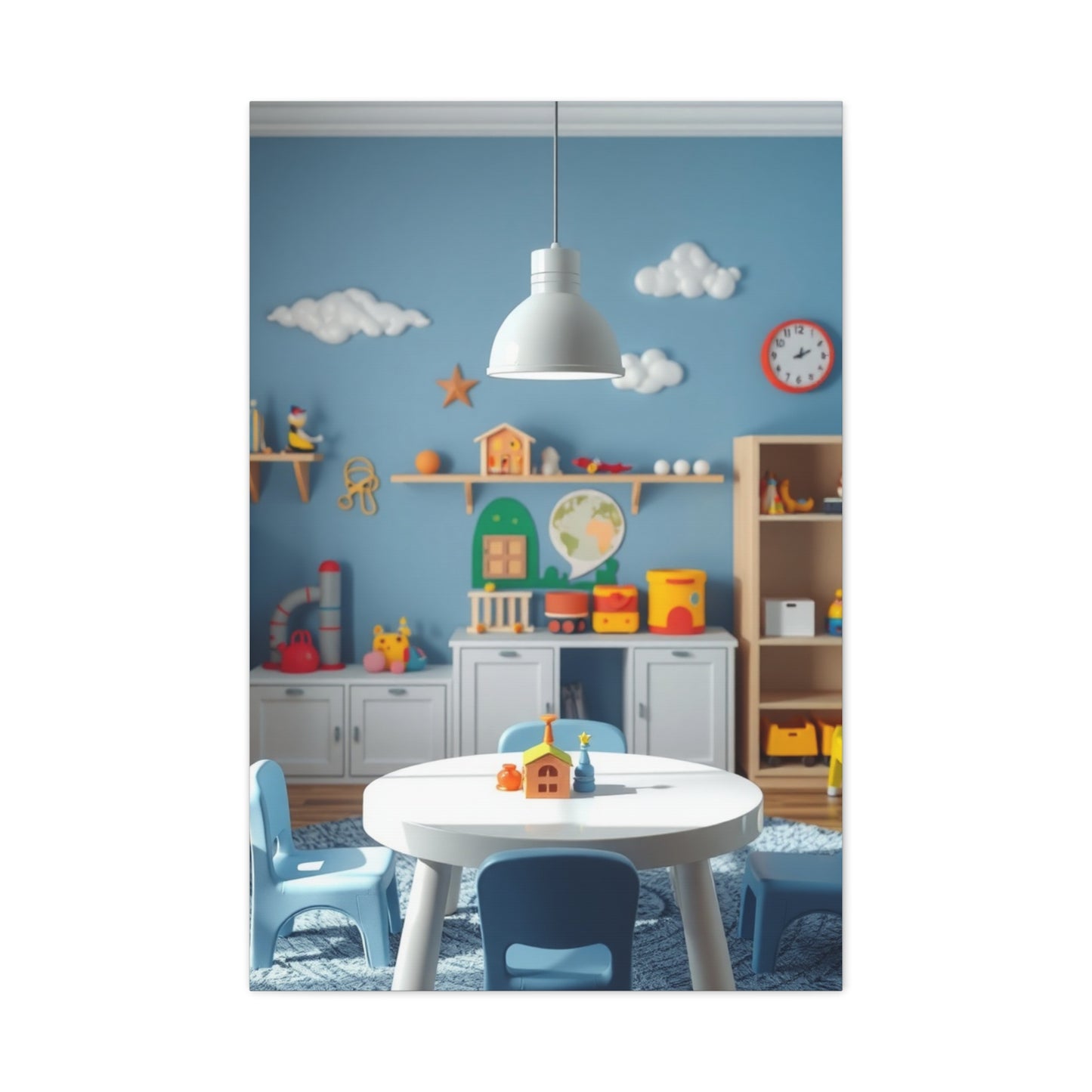 Supreme Kids Playroom Art Collection Wall Art & Canvas Print