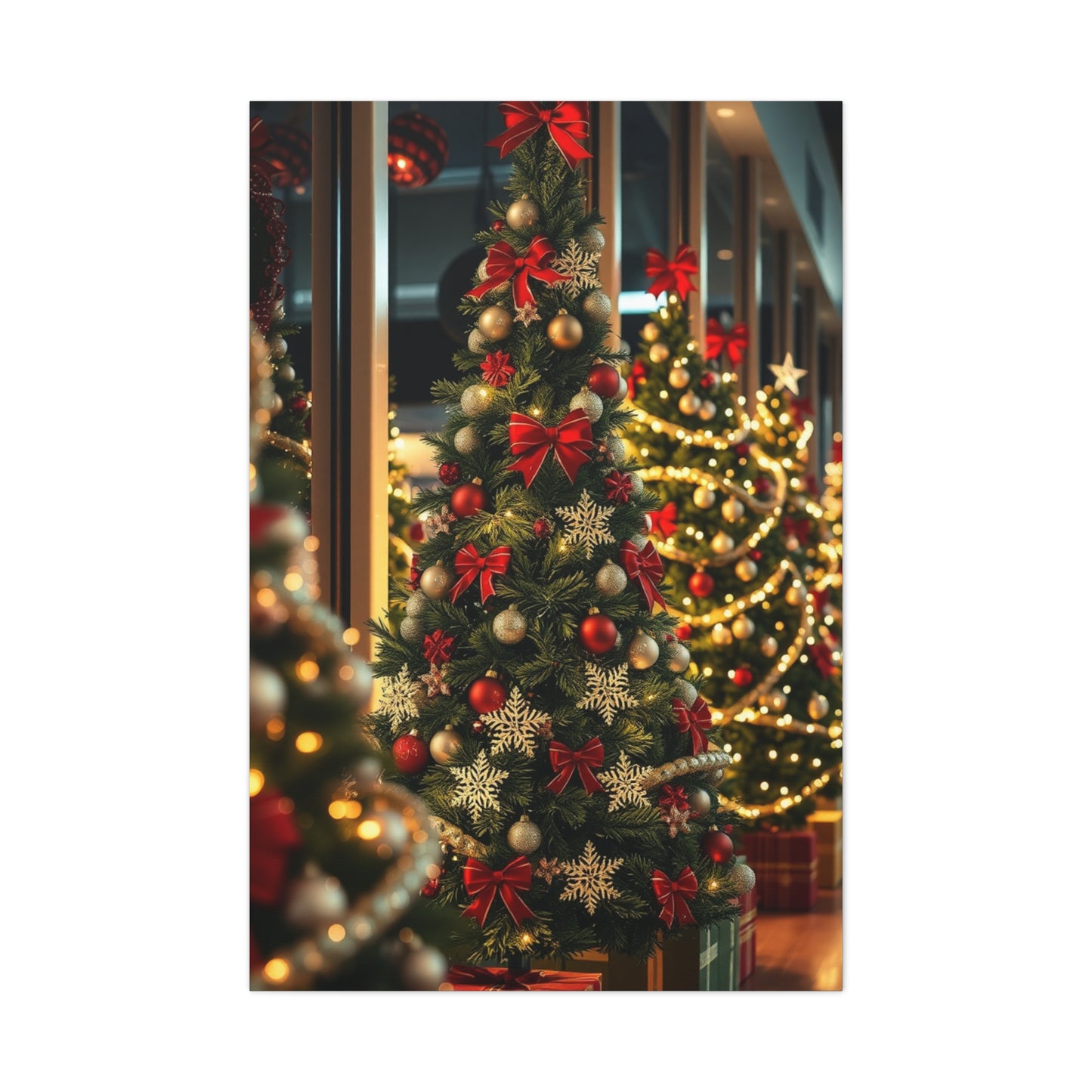 Elite Christmas Trees & Wreath Art Vision Wall Art & Canvas Print