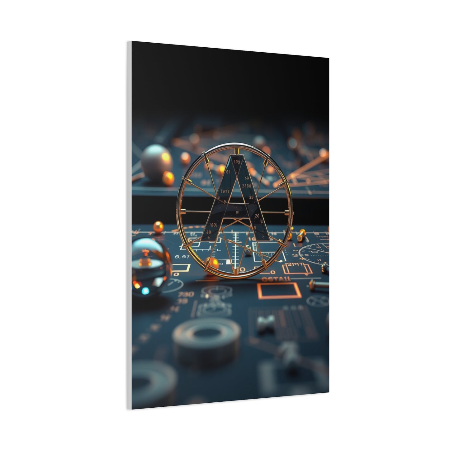 Mathematics Art Luxury Canvas Wall Art & Canvas Print