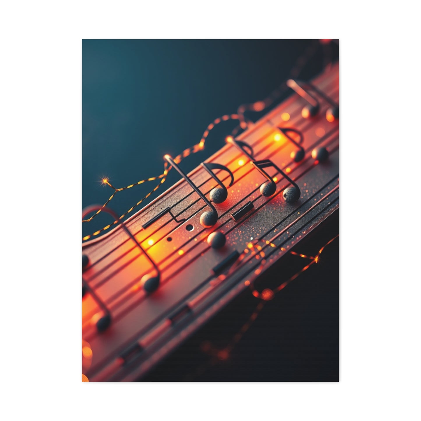 Masterpiece Musical Notes Art Vision Wall Art & Canvas Print