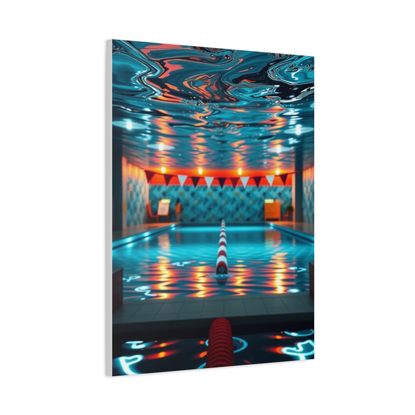 Swimming Pool Art Luxury Canvas Wall Art & Canvas Print