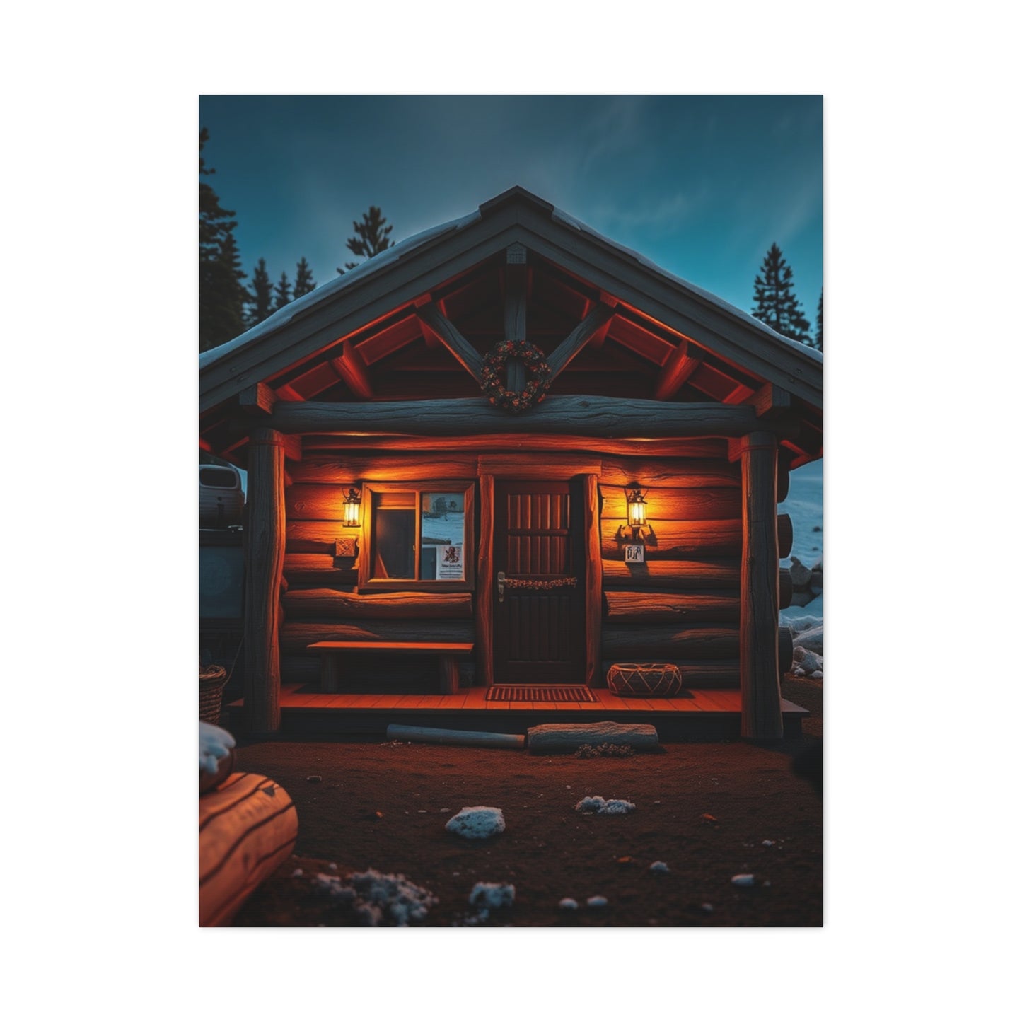 Masterpiece Cabin Art Vision Wall Art & Canvas Print