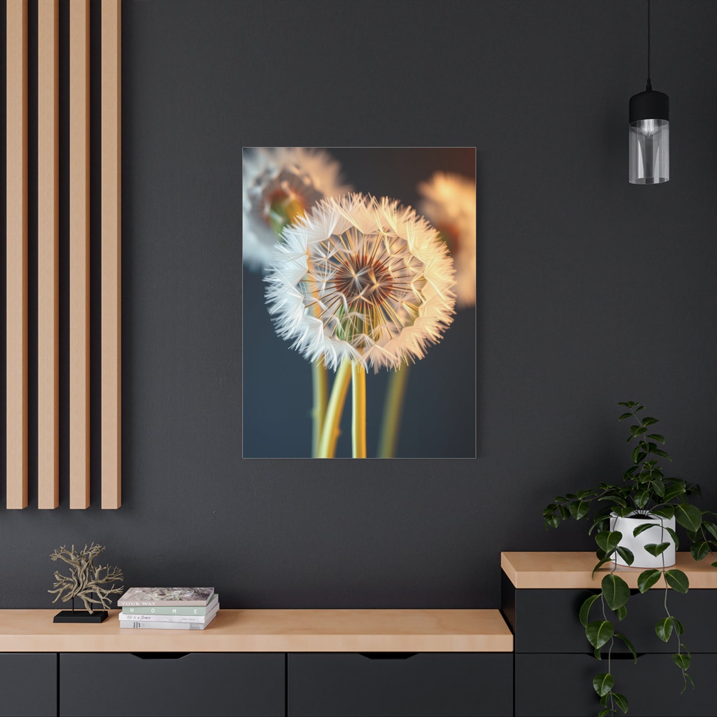 Dandelion Flower Art Luxury Canvas Wall Art & Canvas Print